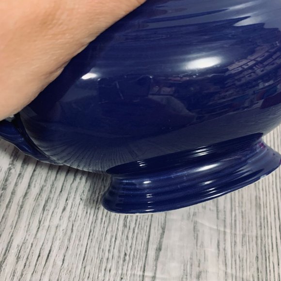 Vintage Fiesta ware USA Dark  Blue Gravy Boat Bowl - Picture 8 of 13